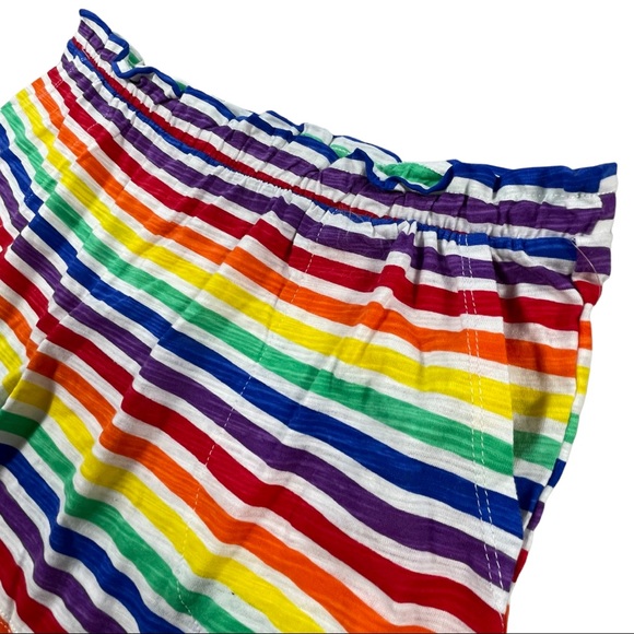 Secret Treasures size small white & rainbow tank & large rainbow shorts set NWT - Picture 8 of 16